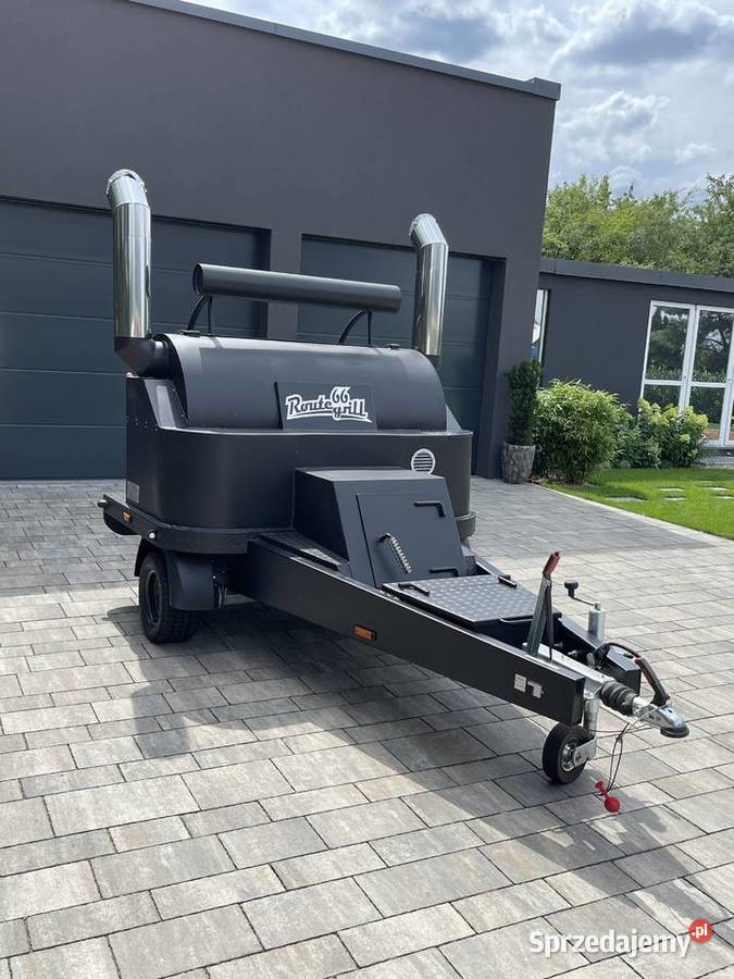 Mobile grills bbq grill przyczepa gastronomiczna wielkopolskie Golęczewo