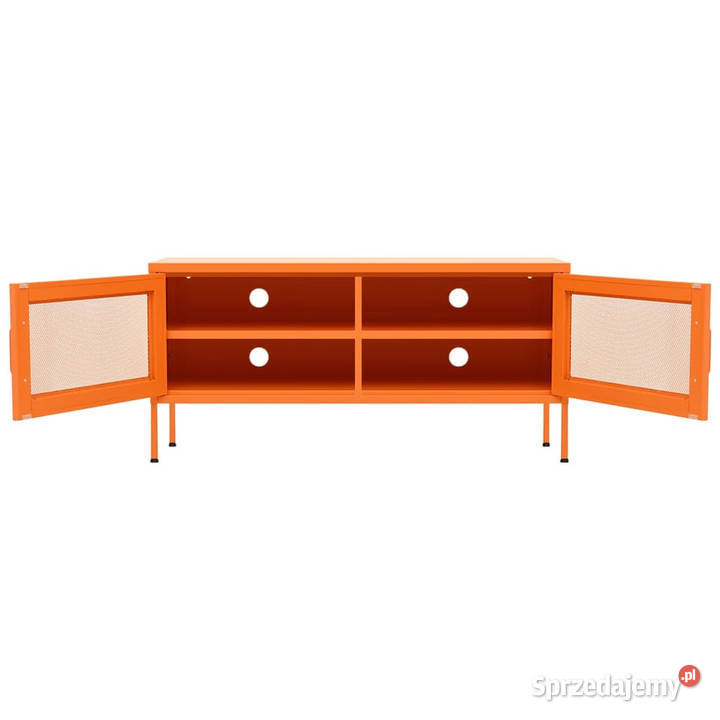 Szafka pod telewizor pomarańczowa 105x35x50