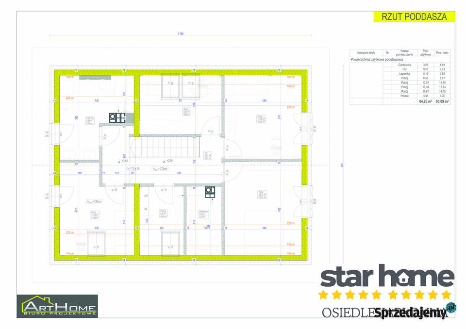 Nowy dom jednorodzinny Styków koło Starachowic 154m2