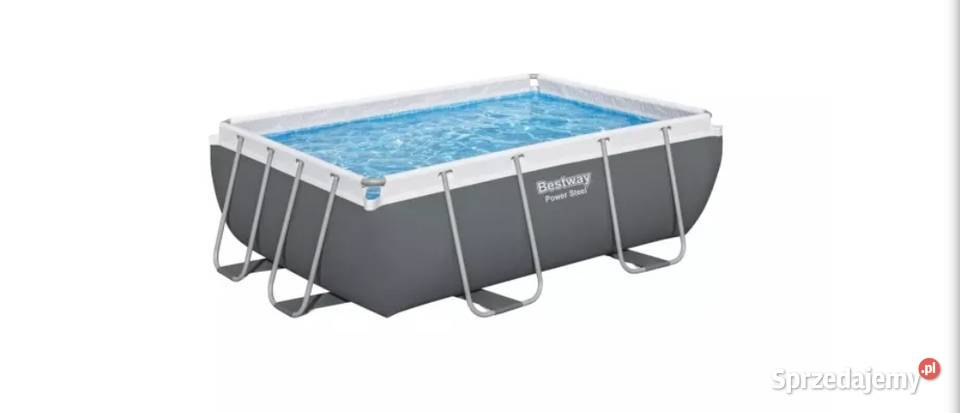 Basen stelażowy prostokątny z pompą 282 x 196 x Rybnik