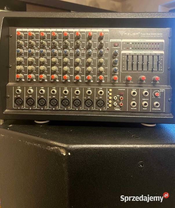 Power mixer AZUSA M808 USBSD Katowice