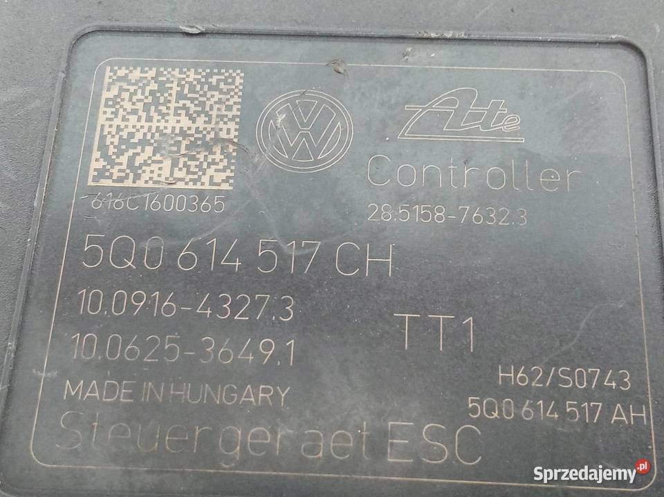 POMPA ABS 5Q0614517CH Skoda Superb III 20152024
