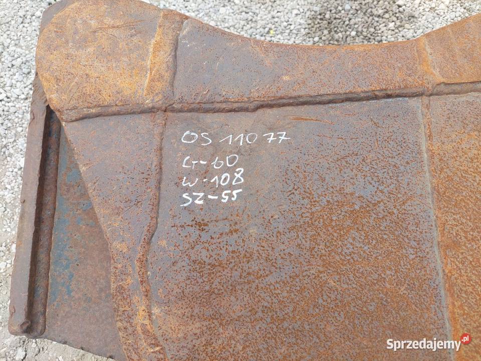 Łyżka 55 do kopania koparki na szybkozłącze Nado Kielce