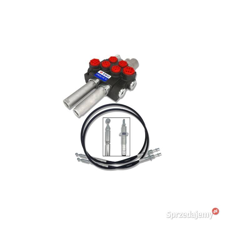 Rozdzielacz hydr 2 sekcyjny 80l linki 1000mm do Solec Kujawski