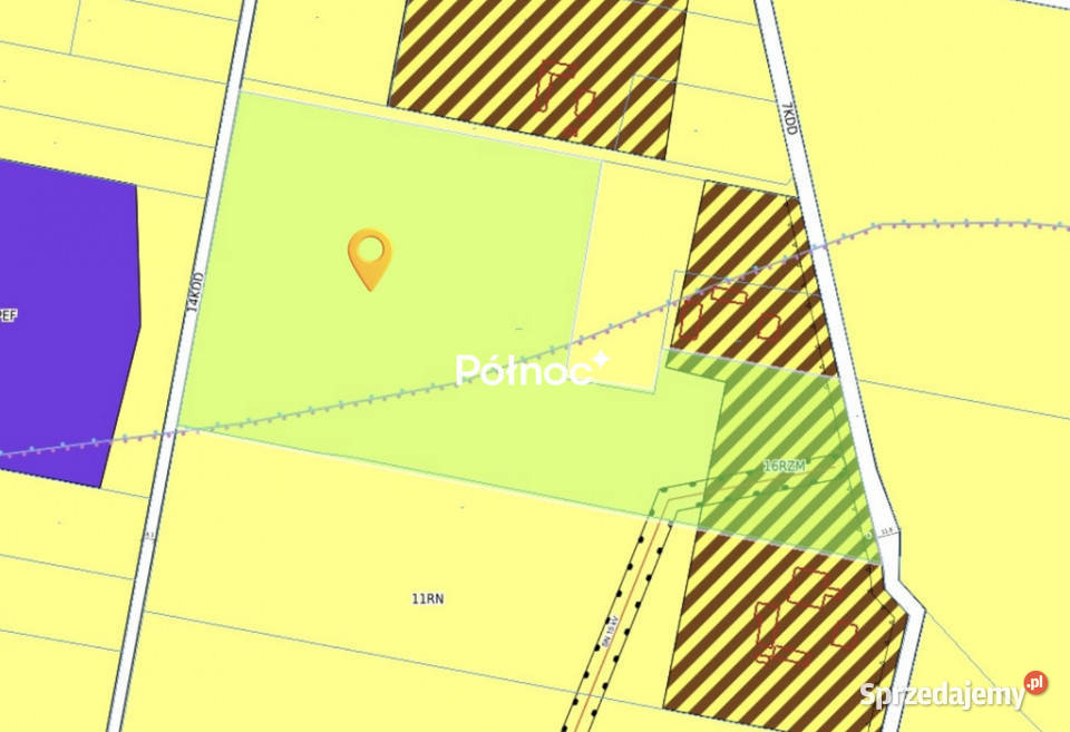 Działka w zielonej okolicy koło Cycowa 4000 m Nowy Stręczyn