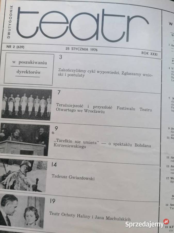 Oprawione roczniki miesięcznik Teatr z lat twarda Kraków