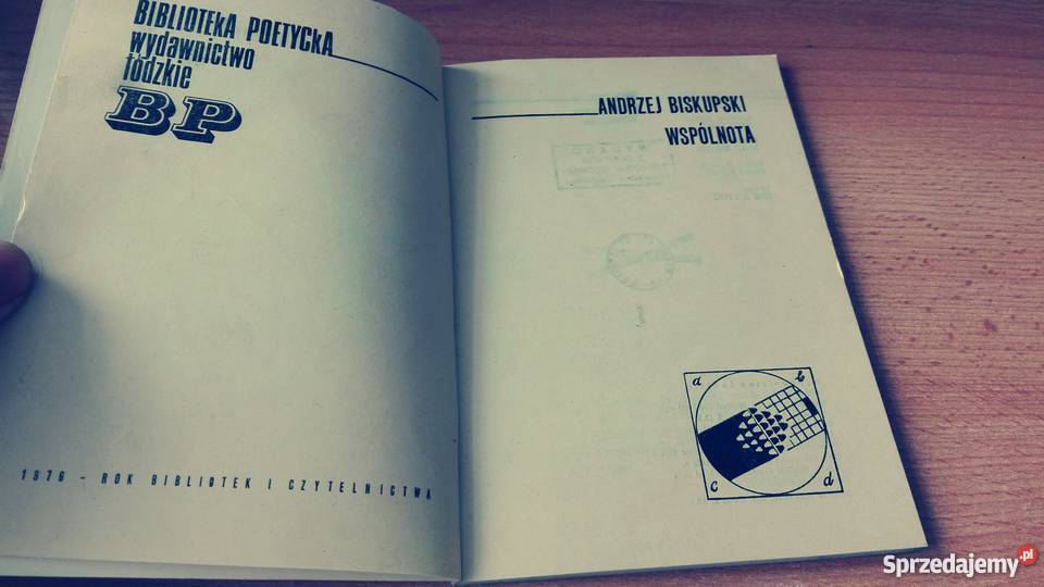 Wspólnota Andrzej Biskupski miękka Proza i poezja