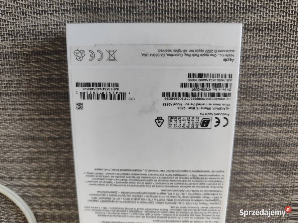 IPHONE 13 128 GB Apple / iPhone podlaskie Białystok