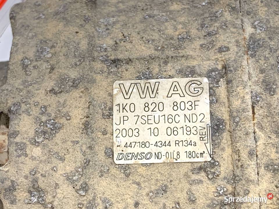 SPRĘŻARKA KLIMATYZACJI VW GOLF V 1K0820803F 14