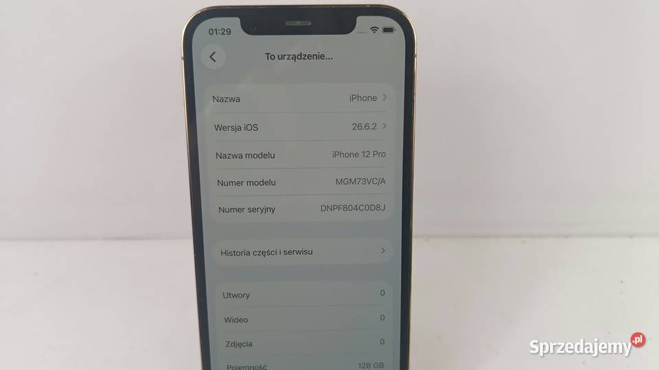 Smartfon APPLE iPhone 12 Pro 6128GB Katowice