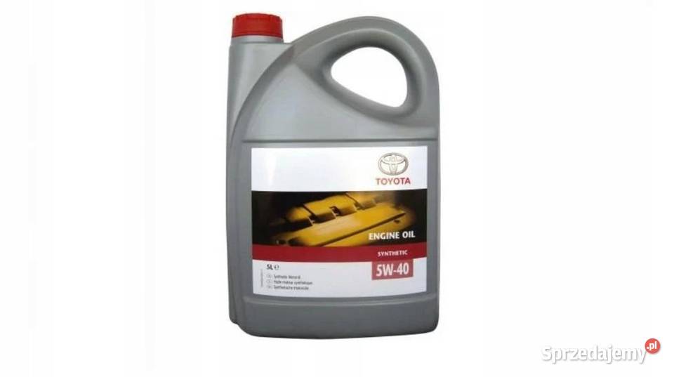 TOYOTA Olej silnikowy syntetyczny 5W40 5L osobowe Kąty Wrocławskie