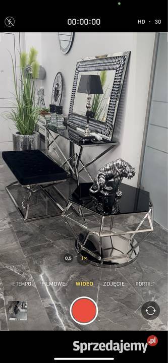 Nowoczesny stolik kawowy ława do salonu czarny małopolskie