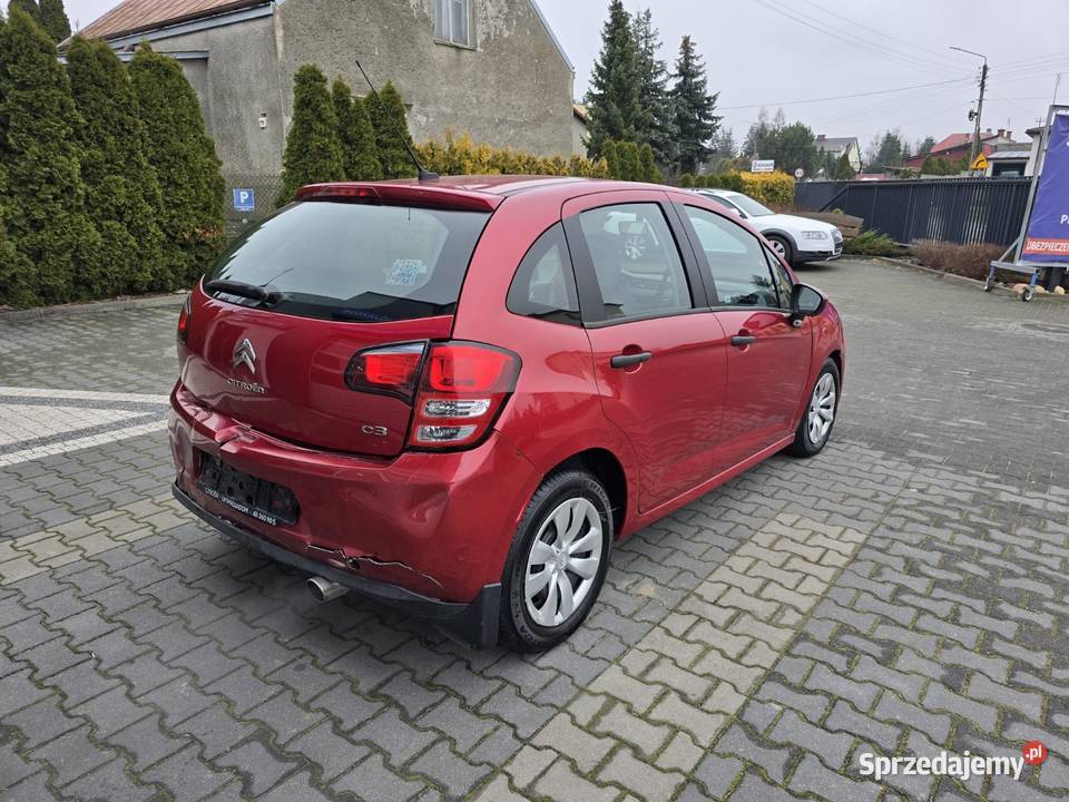 Citroen C3 2011 uszkodzony 51000 Salon polska Zarejestrowany w Polsce mazowieckie