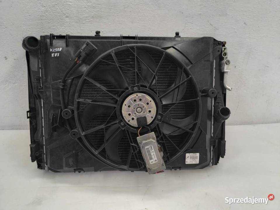 KOMPLET CHŁODNIC CHŁODNICE WENTYLATOR BMW 1 E87