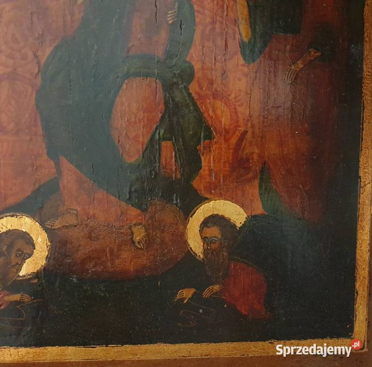 Ikona Deesis XIX wiek 0396 Warszawa