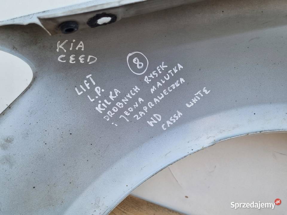 Kia Ceed Ceed LIFT 0912r PRZEDNI BŁOTNIK PRAWY Janów