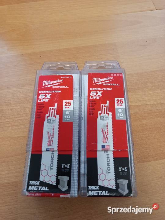 Nowy zestaw brzeszczotów Milwaukee TORCH HILTI Tomaszów Lubelski