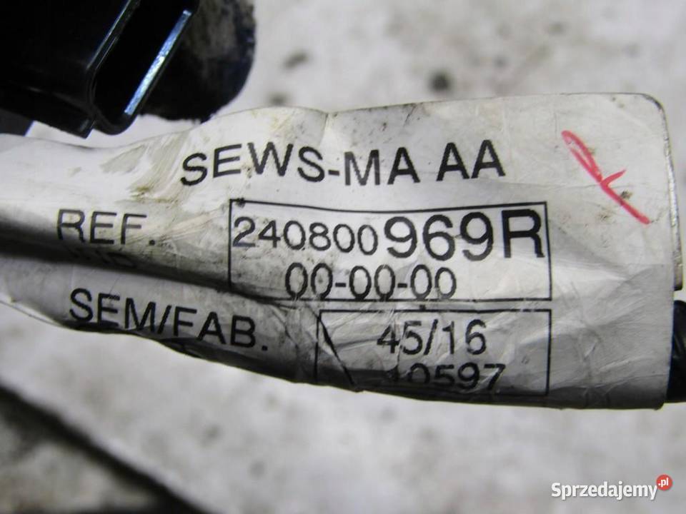 KLEMA MINUSOWA 12 TCE RENAULT MEGANE IV HB Materiały instalacyjne lubelskie