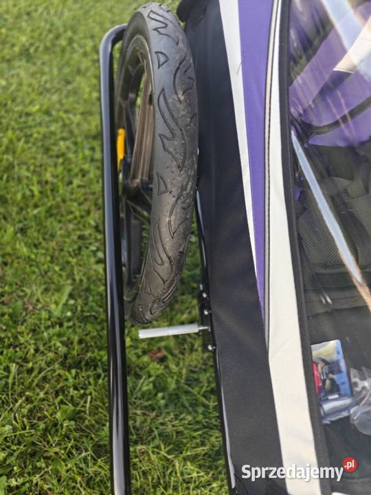 PRZYCZEPKA ROWEROWA AMORTYZOWANA REGULOWANA Pozostałe łódzkie Zygry