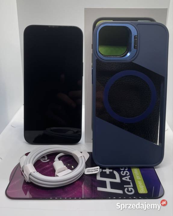 iPhone 14 128 GB Midnight 86 ZESTAW Łódź