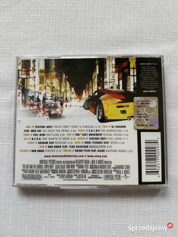 The fast and furious Tokyo driftplyta CD CD Lublin