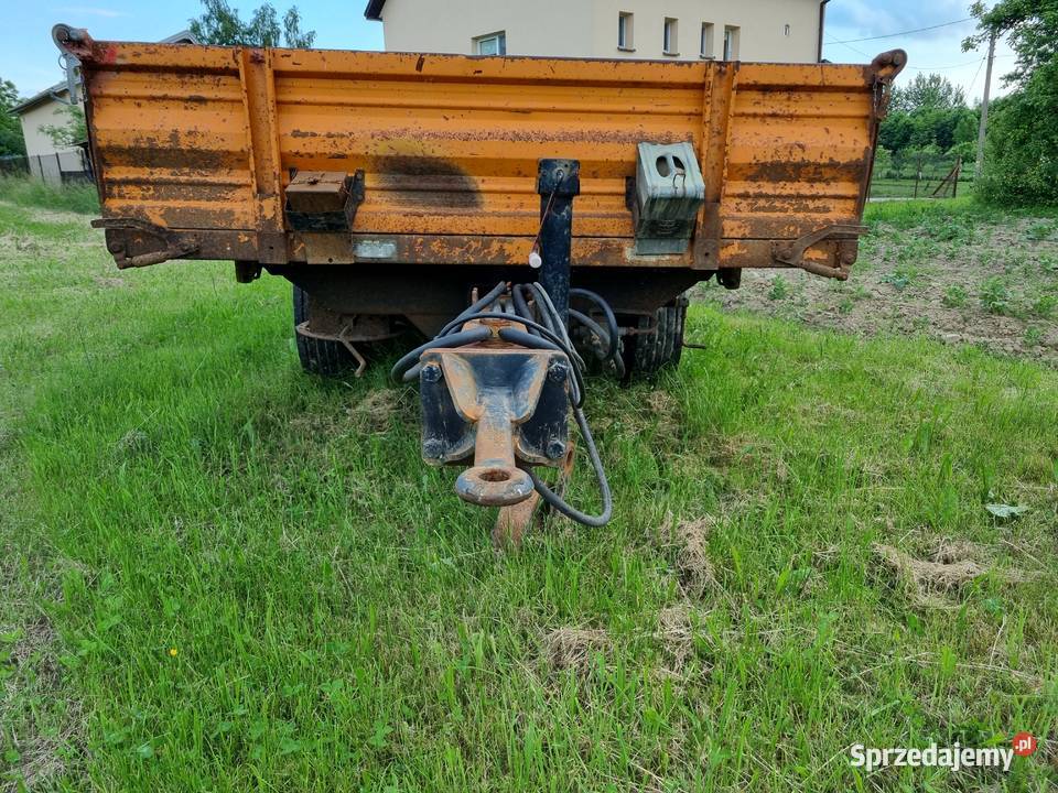 Przyczepa rolnicza Muller z kiprem 3 strony Tarnów