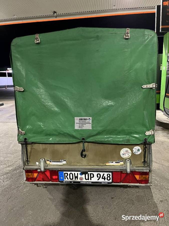 Przyczepka samochodowa lekka 600 Westfalia na burtowe Łęki Strzyżowskie