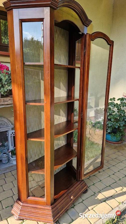 Stylowa drewniana włoska serwantka witryna podkarpackie Rzeszów