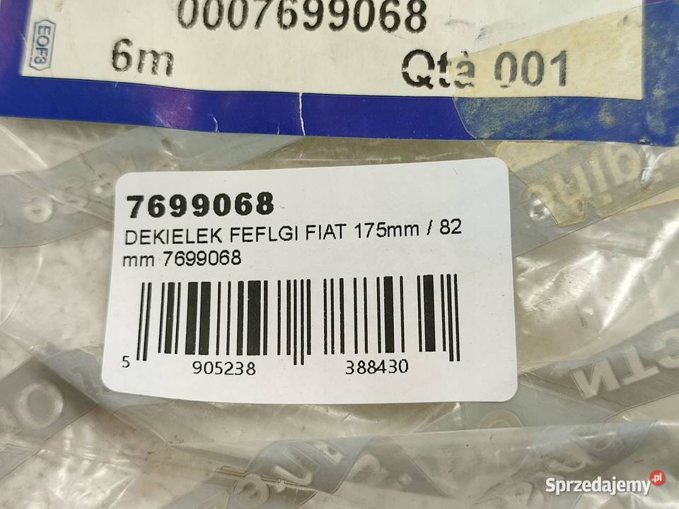 DEKIELEK FELGI FIAT PANDA I 19852003 175mm 82 mm