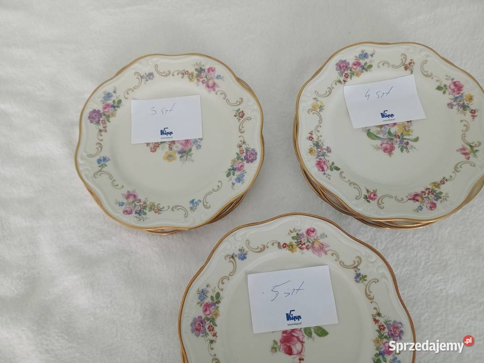 Talerzyki deserowe Reichenbach wielokolorowy Poznań