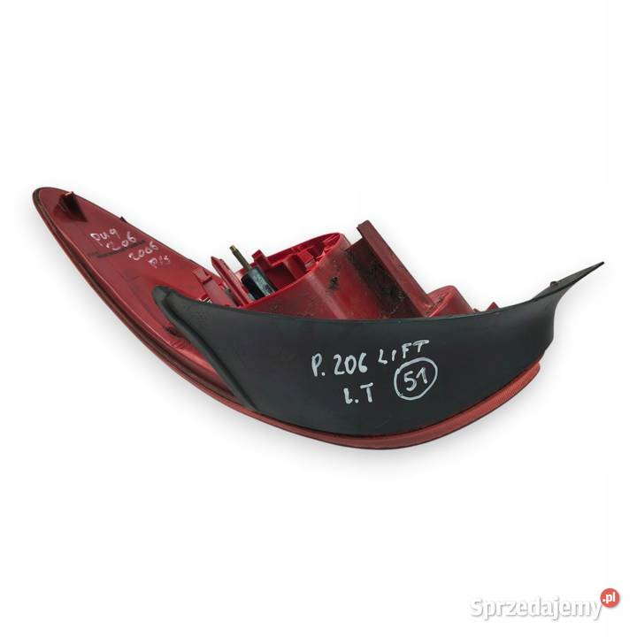 LAMPA LEWA Peugeot 206 LIFT 20032009 tylna osobowe