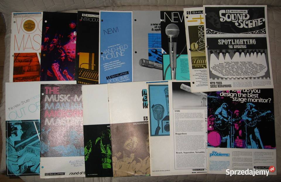 SHURE zestaw starych katalogów i broszur pomorskie Kępice