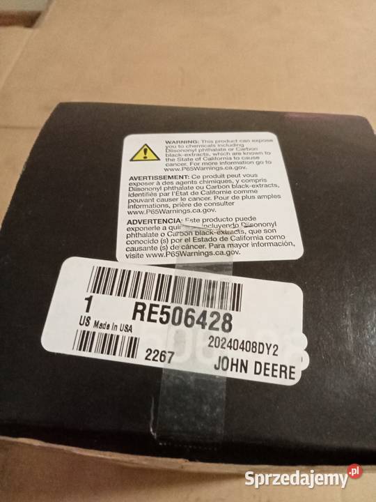 Filtr paliwa do John Deere RE506428 dolnośląskie Głogów sprzedam