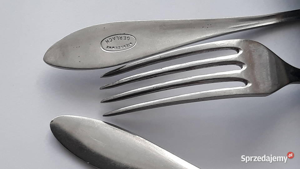 zwykłe Widelce obiadowe 3 KROPLA WODY Gerlach śląskie Dąbrowa Górnicza