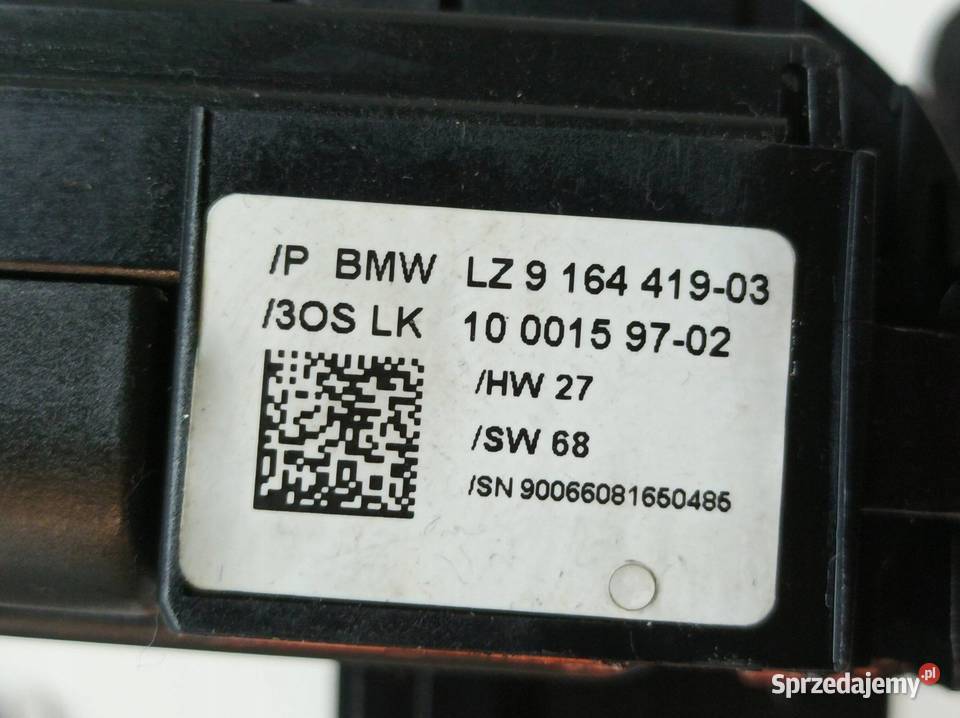 PRZEŁĄCZNIK ZESPOLONY 9122509 916441903 Bmw X5 Panele sterowania, przełączniki