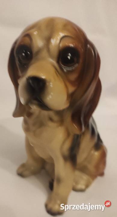 figurka psa rasy Beagle w stylu vintage Brinns Pabianice