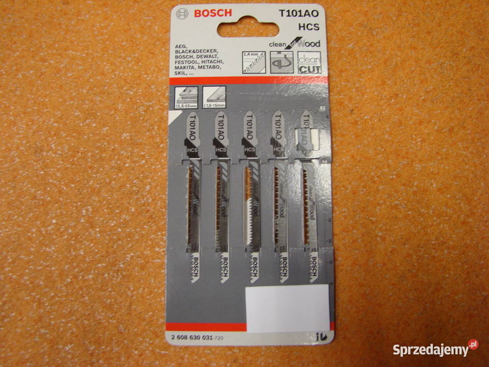 Brzeszczot BOSCH do wyrzynarki typ T 5 PC Ref 2 Bielsko-Biała