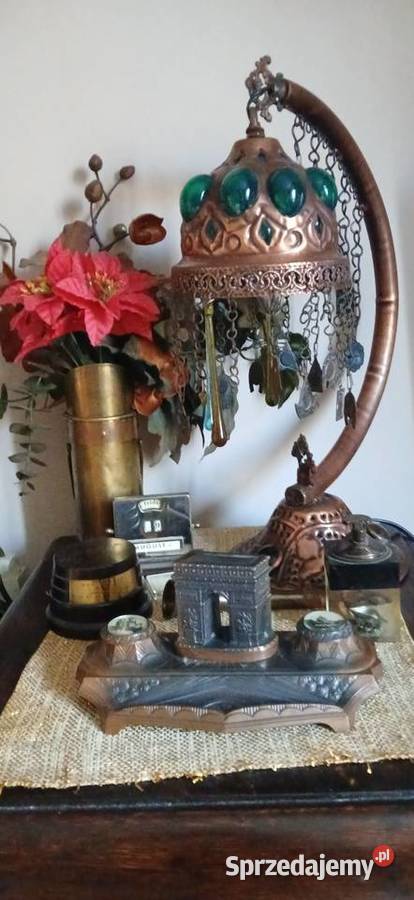 Zabytkowy secesyjny kalamarz z XIX wieku Antyki, Sztuka, Kolekcje Kraków