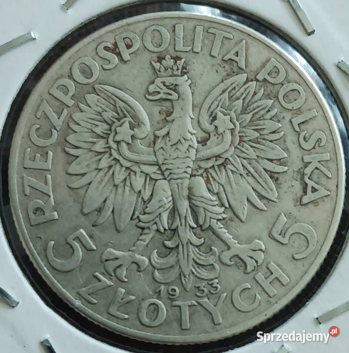 5 Głowa kobiety 1933 r 4 Numizmatyka Konin sprzedam