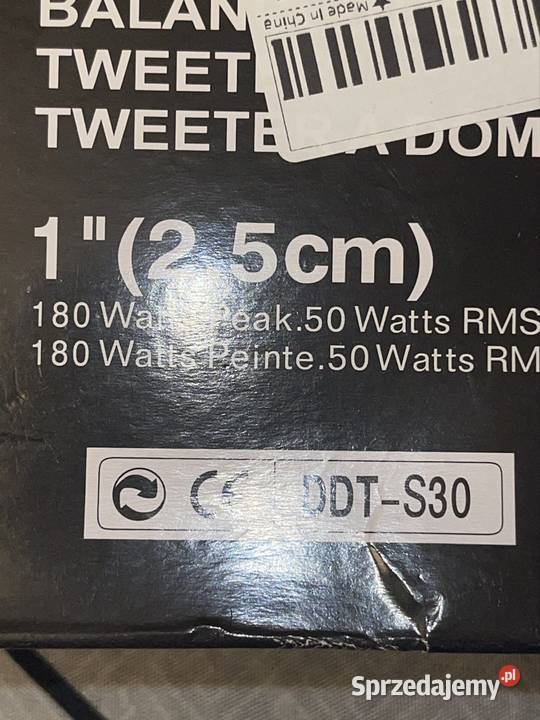 Głośniki wysokotonowe Alpine DDTS30 Car audio