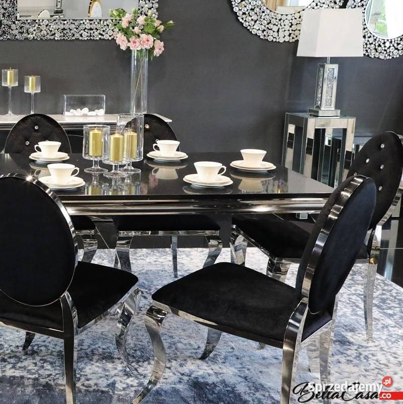 Jadalnia glamour Medaglione Nero piękna stylowa