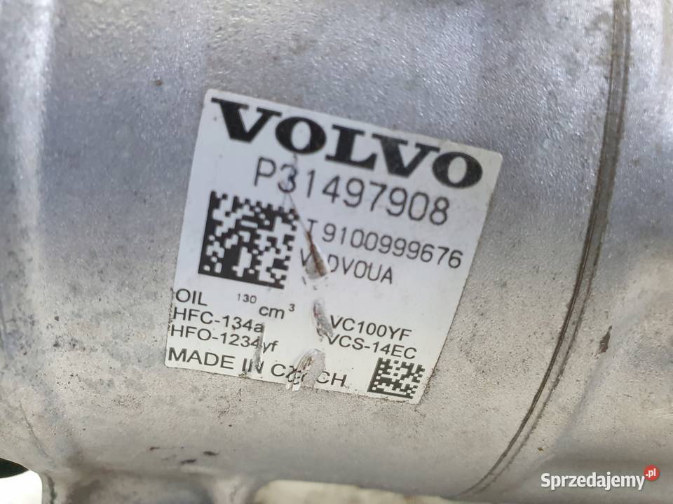 SPRĘŻARKA KLIMATYZACJI Volvo XC60 II 20 T8 pompa