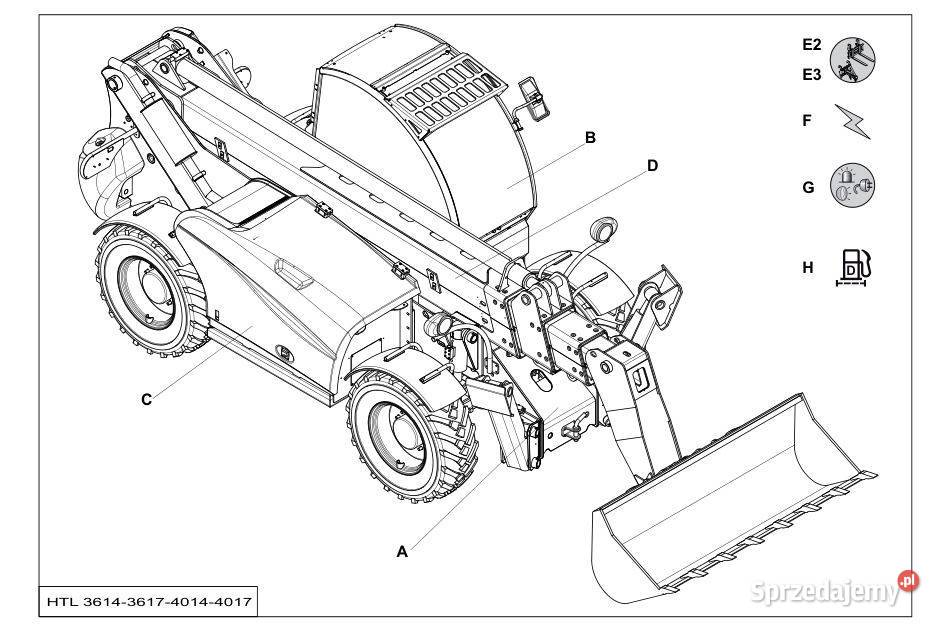 Haulotte HTL3614 HTL3617 HTL4014 HTL4017 katalog świętokrzyskie Kielce