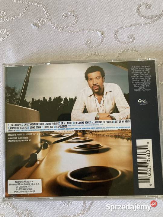 Płyta Cd Album Lionel Richie Coming Home 2006 CD Czerwionka-Leszczyny