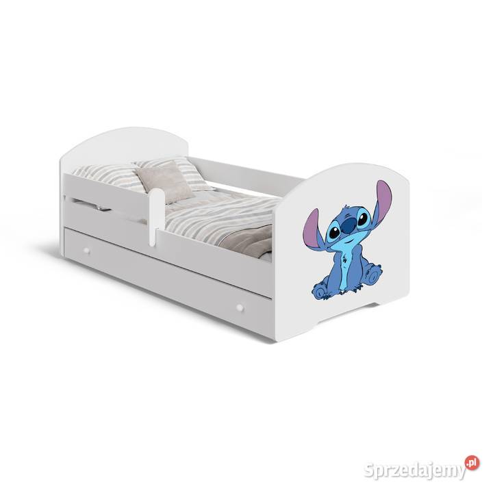 Łożko dziecięce SŁODZIAK STITCH z barierką sprzedam