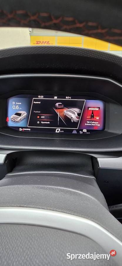 Seat leon 2021 wersja FR czarny środek ogranicznik prędkości lubuskie Witnica