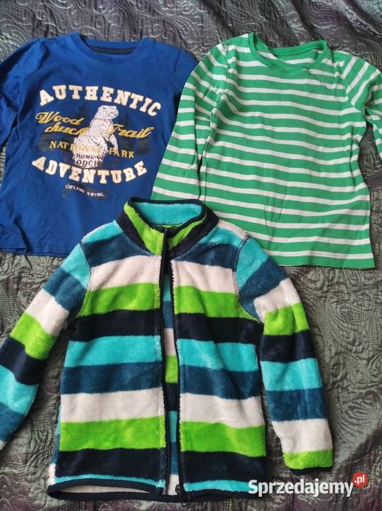 Zestaw 5 sztuk bluzek chłopięcych Świętajno sprzedam