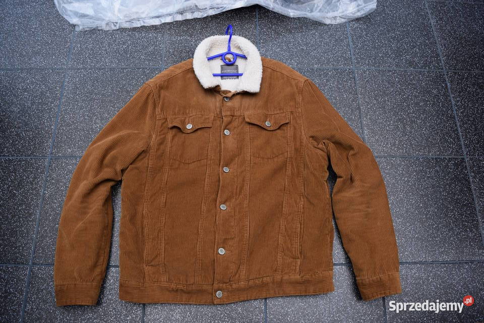 Bluza Sztruksowa z Kożuszkiem Rozmiar XL Okazja
