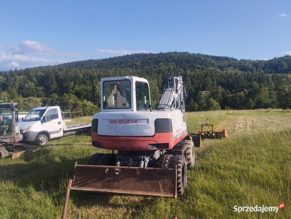 koparka kołowa takeuchi tb175W jcb volvo cat nie Sucha Beskidzka