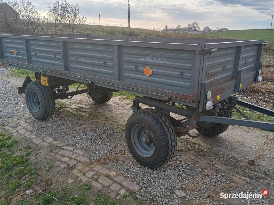 Przyczepa Autosan D44S02 Sztywna 4 Tony Oryginał Przyczepy rolnicze Wirkowice Pierwsze sprzedam